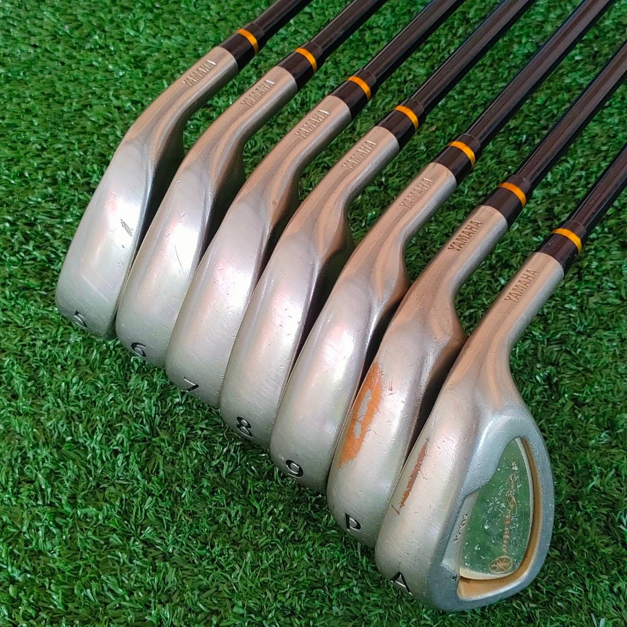 ชุดเหล็ก YAMAHA INPRES GRX มีเหล็ก 5- 9 เเละ PW AW ก้าน YAMAHA INPRES GRX รุ่นนี้พิเศษมากๆ เป็นเหล็ก FORGED ชุดเหล็กที่ FC YAMAHA ตามหา!!! รุ่นนี้พิเศษมากๆ เป็นเหล็ก FORGED พรีเมี่ยมจากประเทศญี่ปุ่นดังเดิม ไม้กอล์ฟมือสอง ของแท้ BY NakaraLuxurious