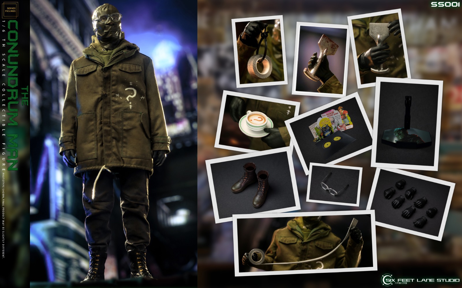 [สั่งจอง]Six Feet Lane Studio SS001 1/6 : THE CONUNDRUM MAN (Re-issue)