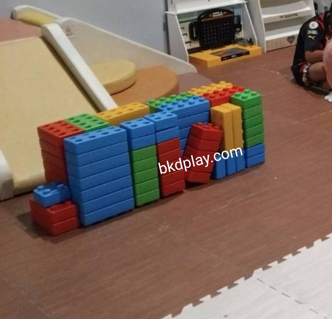 ตัวต่อเลโก้ยักษ์ 1ชุด 45 ชิ้น , บล็อคยักษ์ พลาสติกหนาพิเศษ บล็อกพลาสติก legoยักษ์ ตัวต่อจัมโบ้ ของเล่นเด็ก ของเล่นเสริมพัฒนาการ พร้อมส่ง ชิ้นยาว 11 x 22 x 6.5 cm. จำนวน 30 ชิ้น ชิ้นสั้น 11 x 11 x 6.5 cm. จำนวน 15ชิ้น