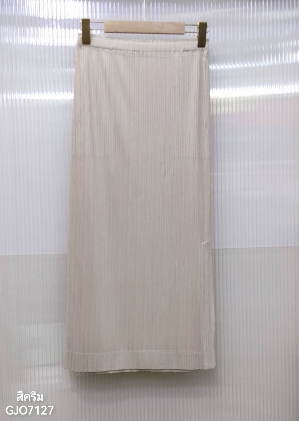 ยาว 32นิ้ว! 2MUAY รุ่น GJO7127 กระโปรงผู้หญิง กระโปรงอัดพลีทคุณภาพ 12สี FREE SIZE SIMPLY PLEATED SKIRT