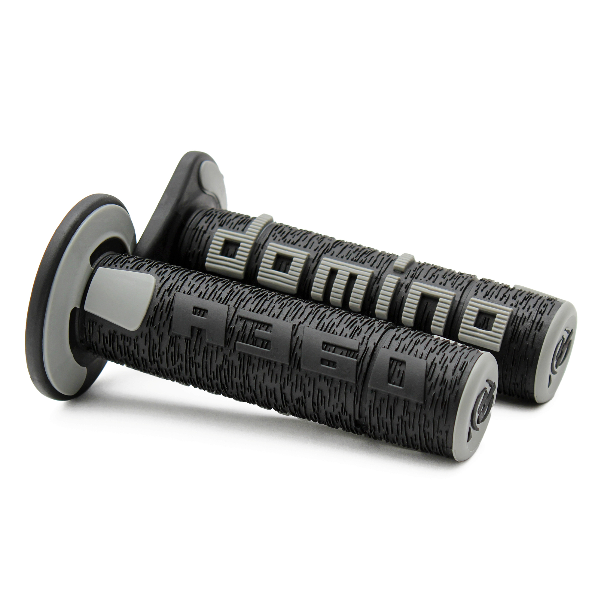 ปลอกแฮนด์ Domino A360 ปลายปิด - Black/Grey