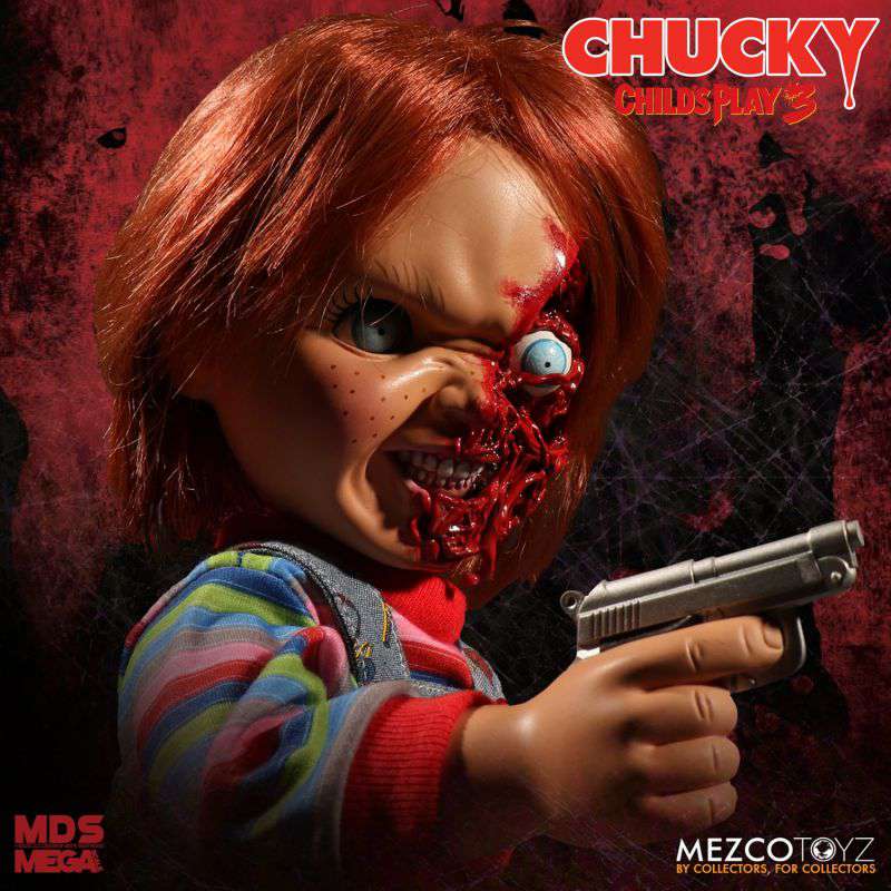 [สั่งจอง] Mezco Toyz : MDS Mega Talking - Pizza Face Chucky [Re issue]