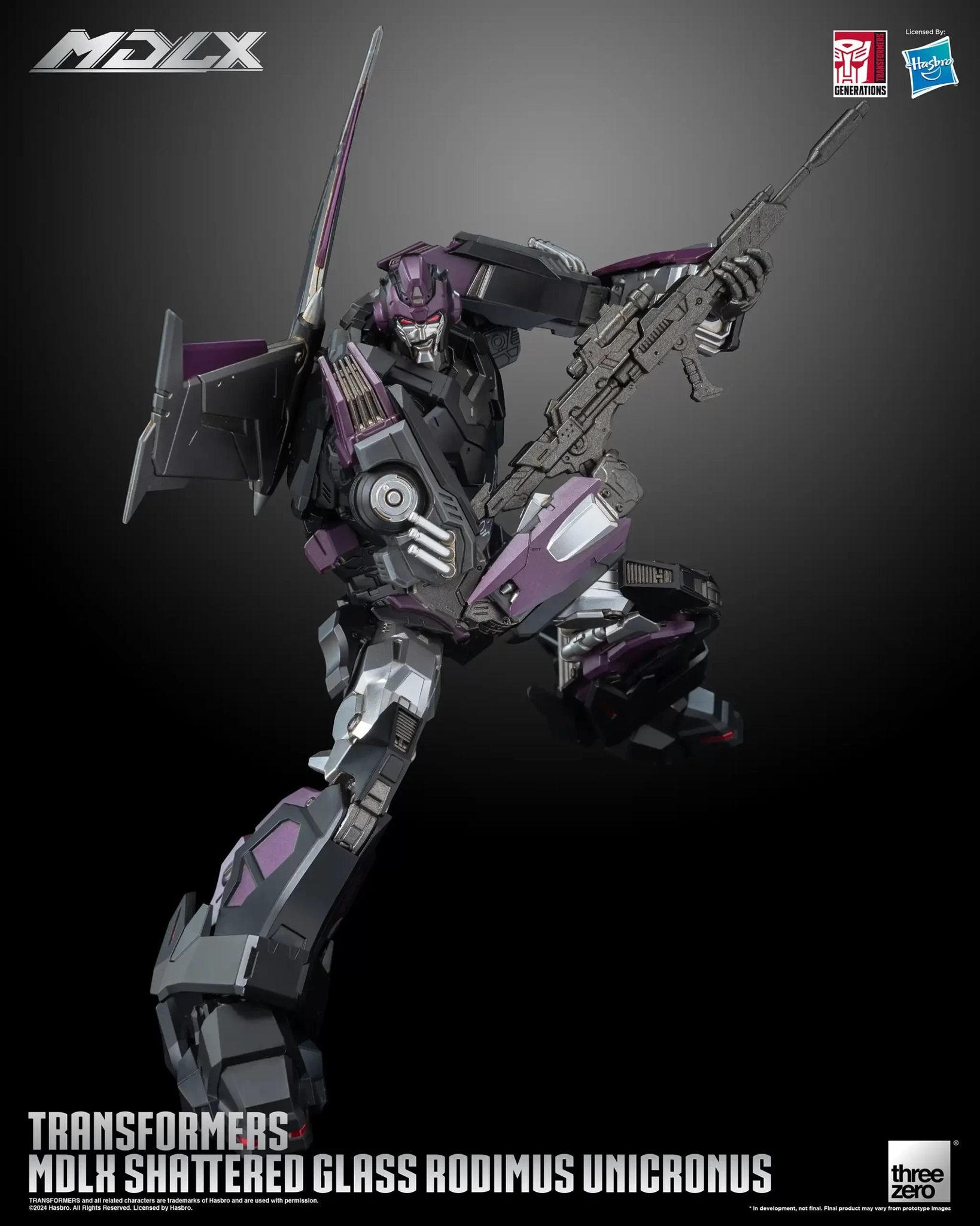 [สั่งจอง]threezero 3Z07170W0 : MDLX TRANSFORMERS Shattered Glass Rodimus Unicronus