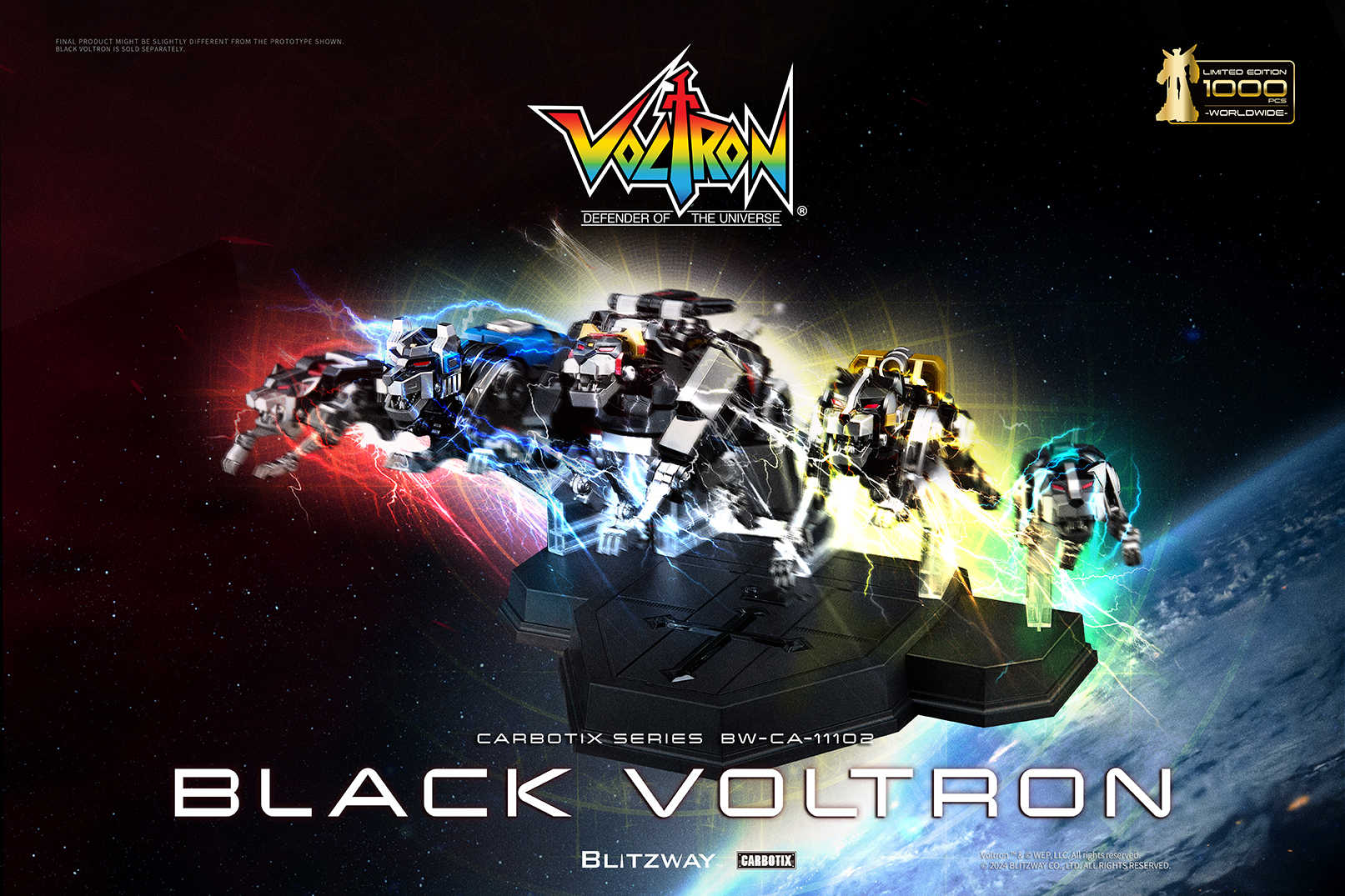 [สั่งจอง] Blitzway Carbotix : Black Voltron