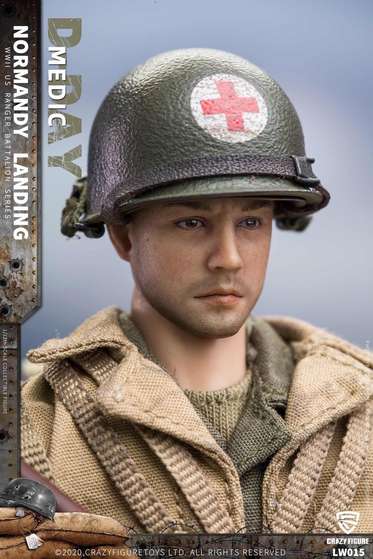 [สั่งจอง]Crazy Figure 1/12 : WWII U.S. Rangers On D-Day