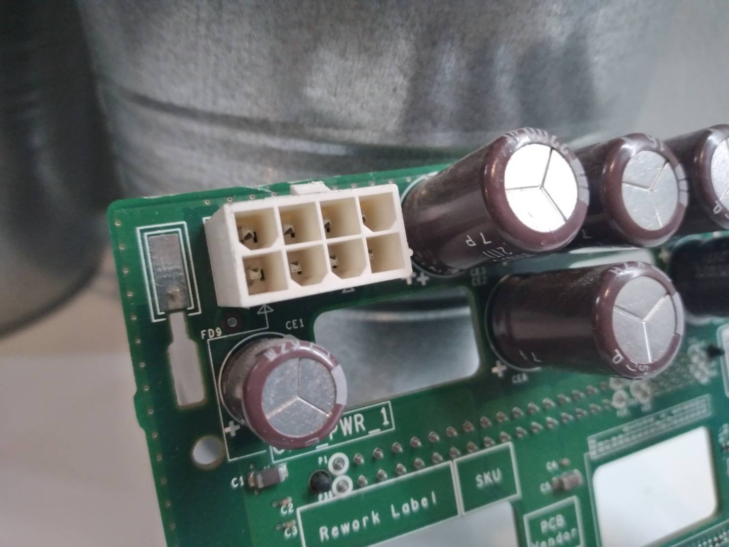 Dell T320 T420 Power Supply Distribution Backplane Board K501P 0K501P