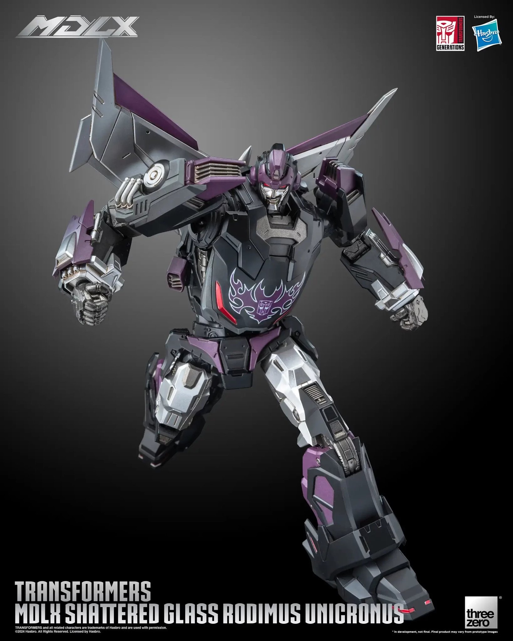 [สั่งจอง]threezero 3Z07170W0 : MDLX TRANSFORMERS Shattered Glass Rodimus Unicronus