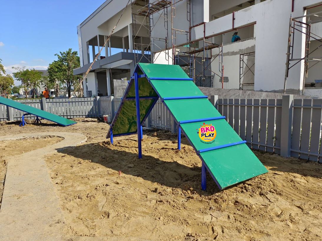 ชุดปีนป่ายสนุก ทางลาดเดิน เครื่องเล่นสนามสุนัข, ฝึกสุนัข ,อุปกรณ์เสริมน้องหมา dog playground เลือกสีได้ สามารถผลิตได้ทุกสี