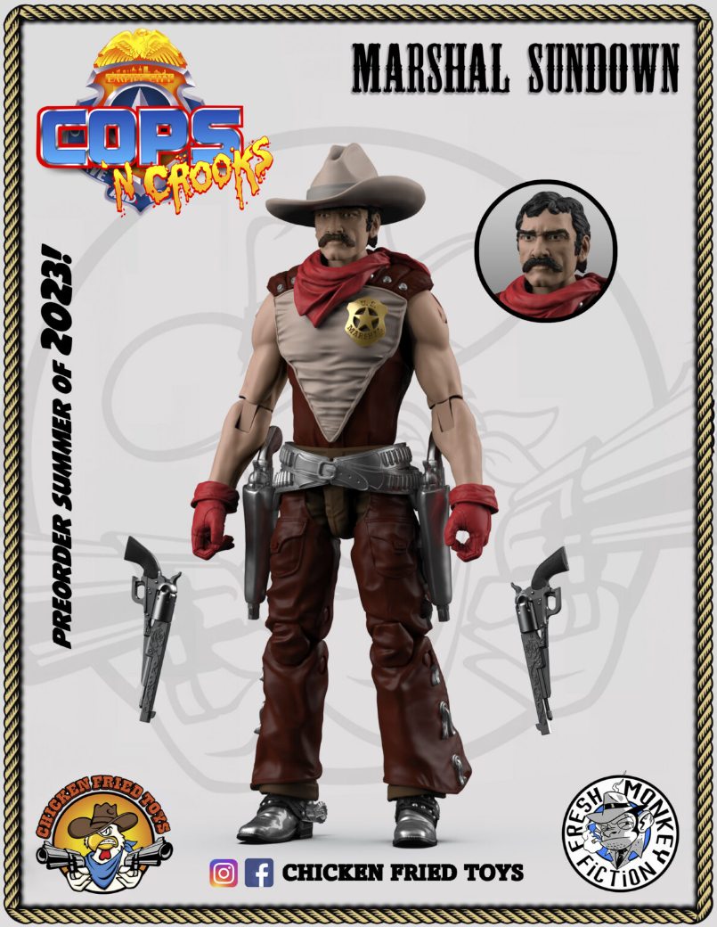 [สั่งจอง] Chicken Fried Toy 1/18 : Dime Novel Legends - MARSHAL SUNDOWN