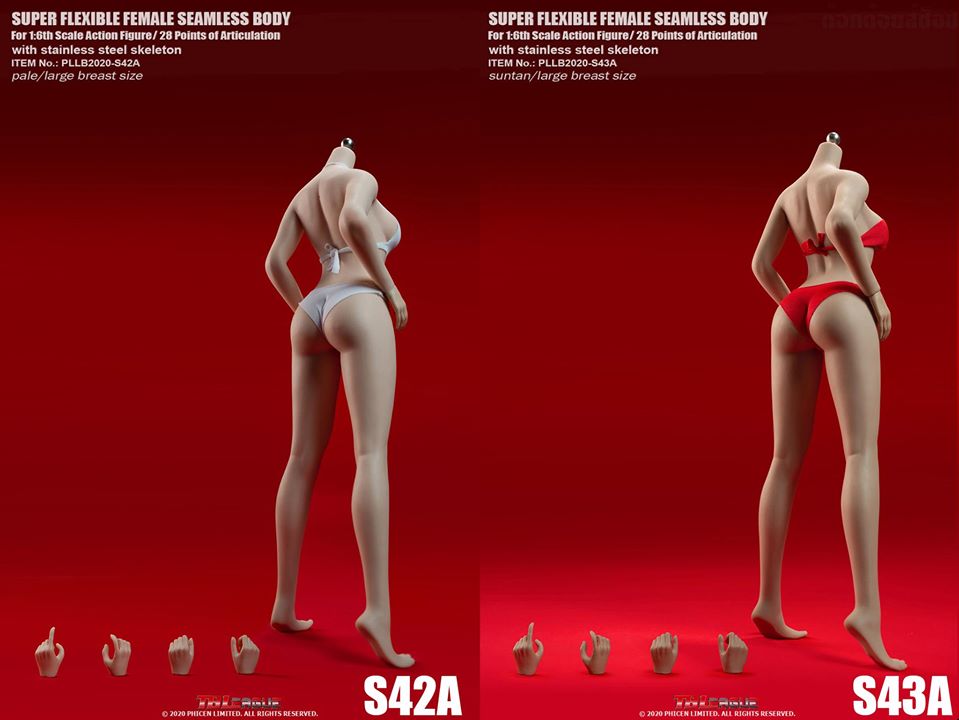 [สั่งจอง]TBLeague PLLB2020-S42/S43 1/6 : Female Super-Flexible