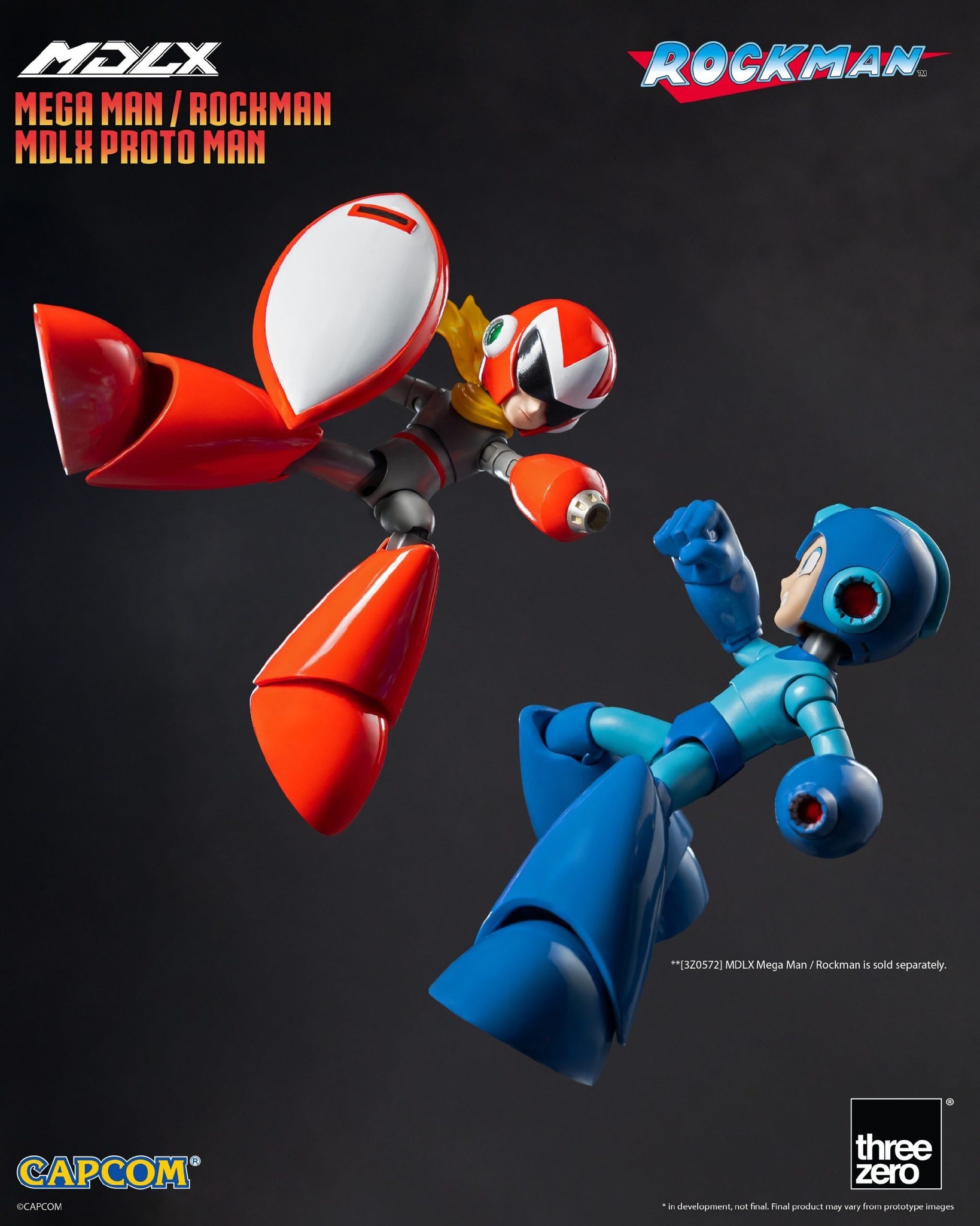 [สั่งจอง] Threezero : Mega Man MDLX - Proto Man (10.3 cm)