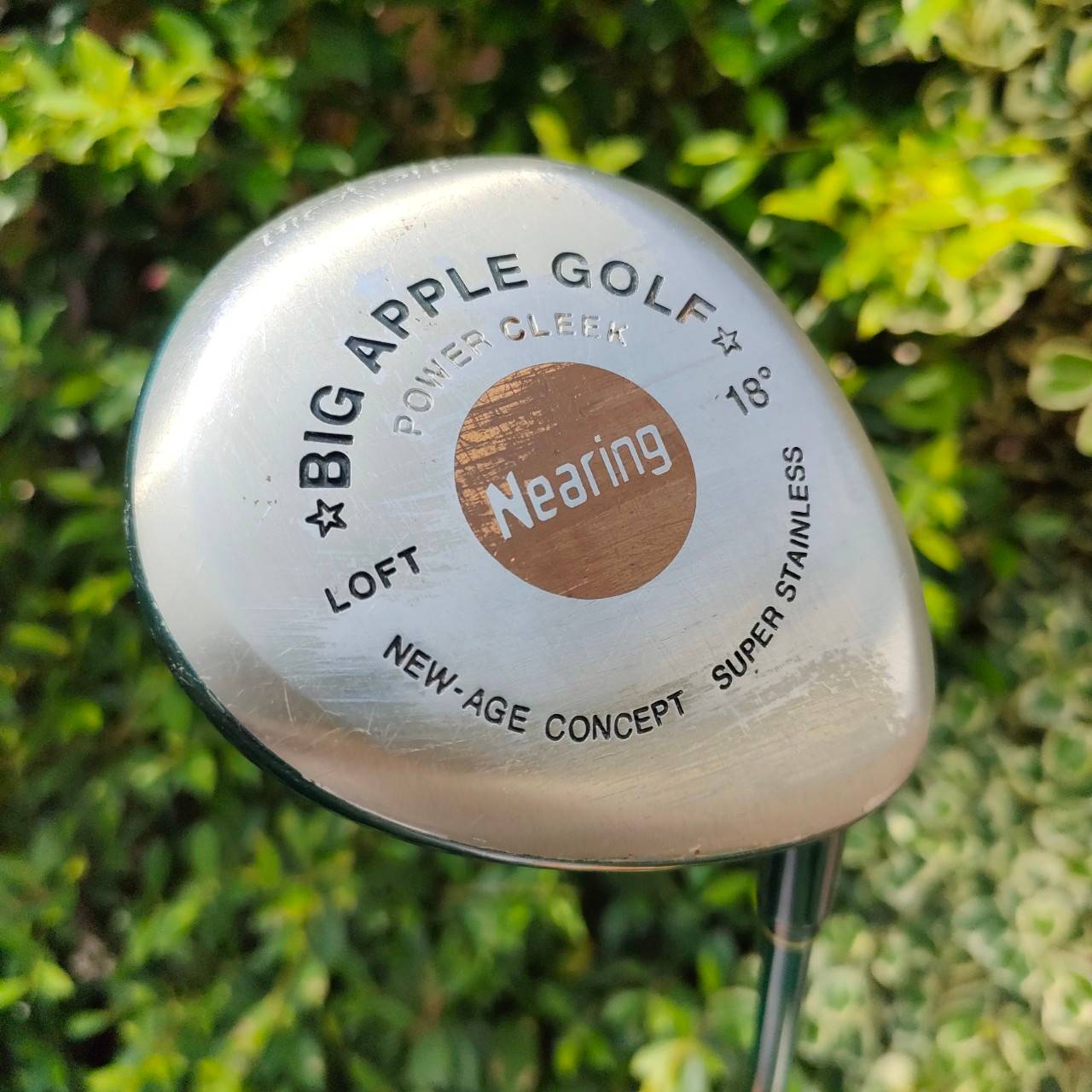 FW5 APPLE GOLF NEARING องศา 18 ก้าน BIO MATCH POWER FLEX R หัวแบนใหญ่ มีถ่วงทังสเตนด้านใน ตีผ่านๆดีมากๆครับ เสียงเพราะ