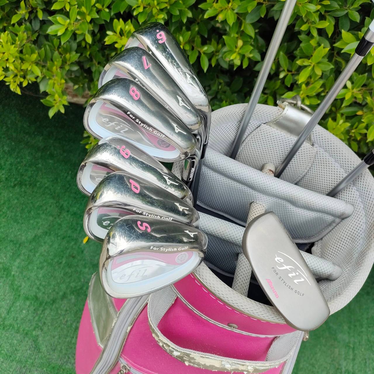 ไม้กอล์ฟสำหรับผู้หญิง สุดพรีเมี่ยมจากญี่ปุ่น FULLSET MIZUNO EFIL LADY มือสอง ของแท้ BY NakaraLuxurious