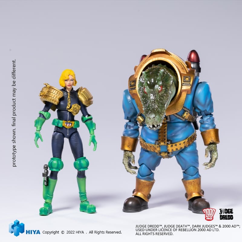 [สั่งจอง] HIYA 1/18 : Exquisite Mini Series - Judge Anderson & Mercenary Clegg