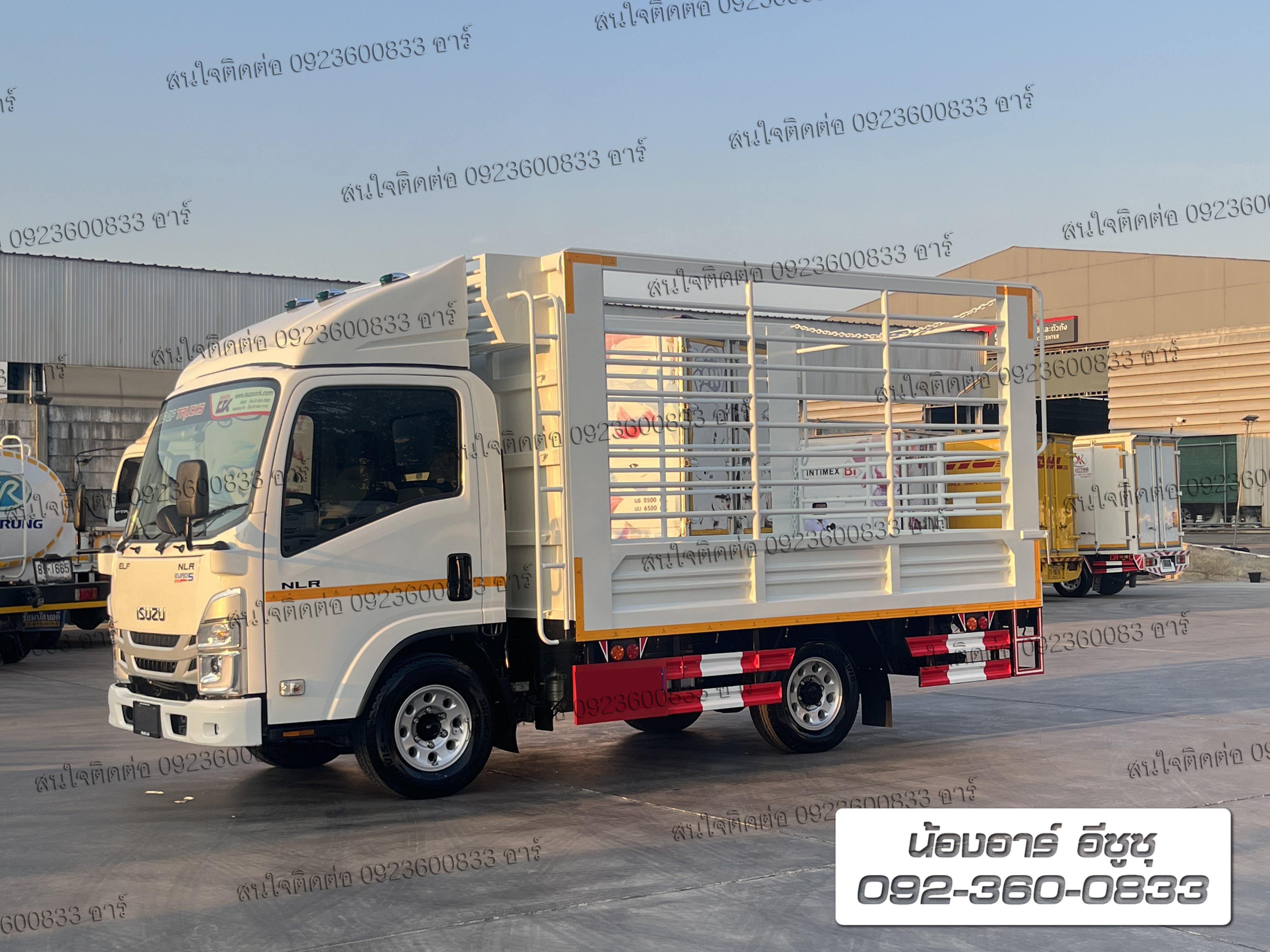 4 ล้อ ISUZU NLR Euro5 Max คอกกลม