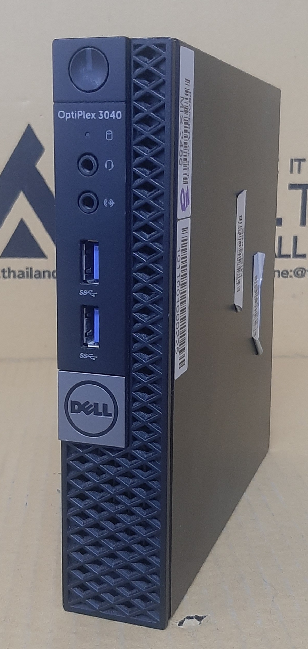 คอมพิวเตอร์ตั้งโต๊ะขนาดเล็ก มือสอง Dell Optiplex 3040 Micro (i3-6100T Ram4GB HDD500GB) สภาพดี ใช้งานปกติ ประกันร้าน 1 เดือน