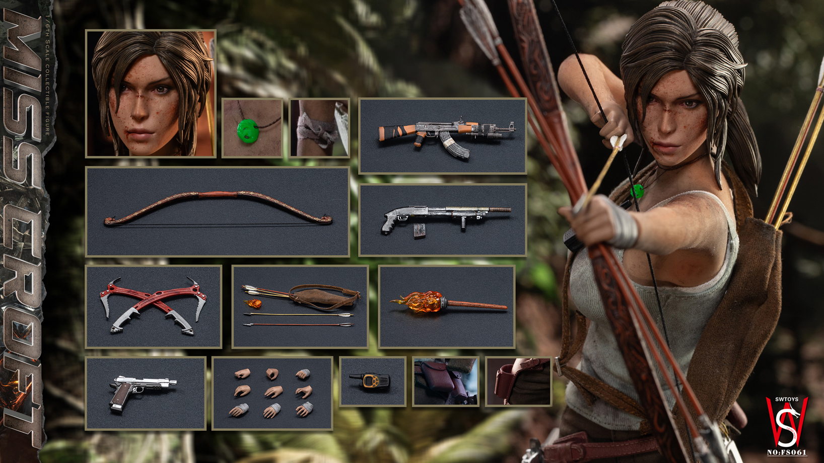 [สั่งจอง]Swtoys FS061 1/6 : Miss Croft