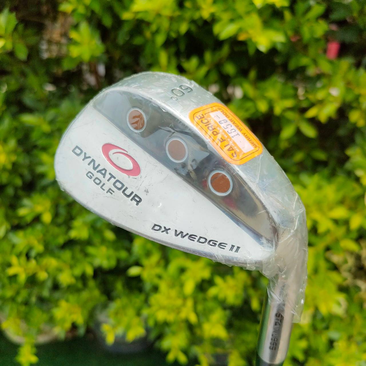 WEDGE DYNATOUR DX WEDGE II องศา 60 FLEX WEDGE WEDGE USA ด้านหลังถ่วงทังสเตนสามจุด สร้างบล๊านซ์ และเพิ่มอัตราสปิน และการสอดลูกอย่างดี ไม้กอล์ฟมือหนึ่ง ของแท้ BY NakaraLuxurious