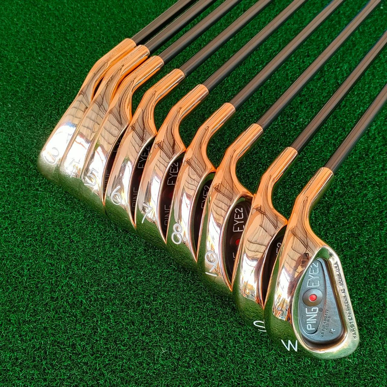 ชุดเหล็ก PING EYE 2 PLUS จุดแดง สุดยอดแห่งวัสดุ Beryllium Copper เป็นรุ่น PLUS อีกด้วย ดูที่ใบเหล็กจะมี เครื่องหมาย + เป็นรุ่นที่ดีที่สุด ในปัจจุบัน