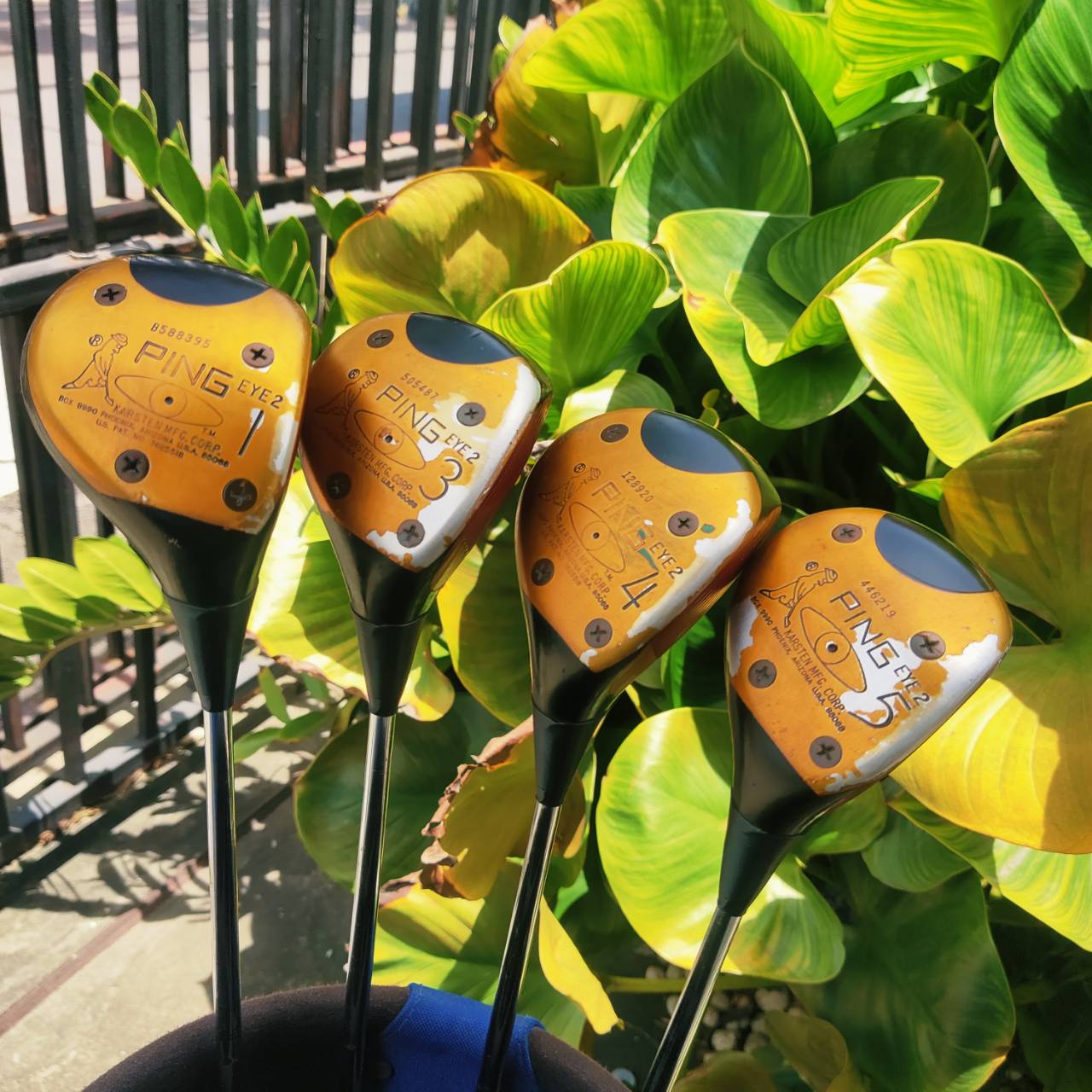 ชุดหัวไม้ PING EYE2 สำหรับสะสม มีหัวไม้ 1 3 4 5 ครบเลยค่ะ หายากมาก