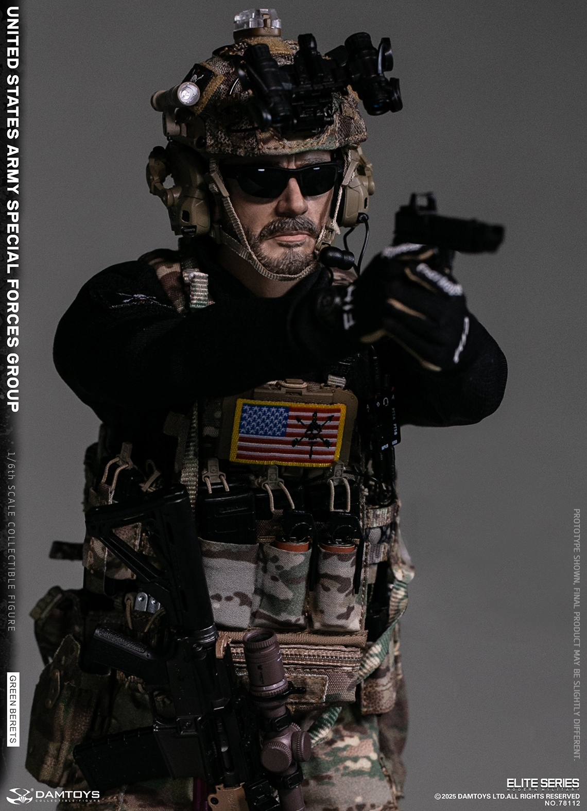 [สั่งจอง]DAMTOYS 78112 1/6 : U.S. Army Special Forces Group Green Berets
