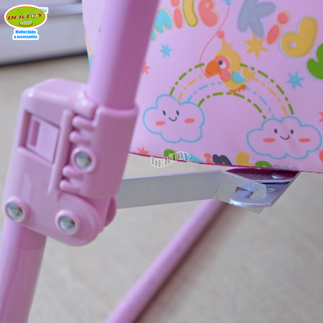 BABY CRADLE Cradleworld เปลเด็ก เปลไกวเด็กขนาดใหญ่ C015 สีชมพู