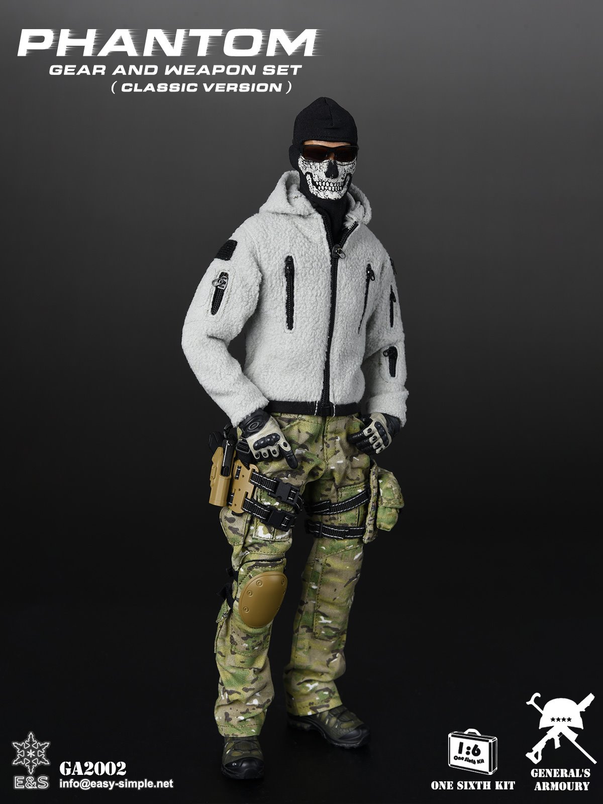 [สั่งจอง]General's Armoury GA2002 1/6 : Phantom Gear And Weapon Set (Classic Version)