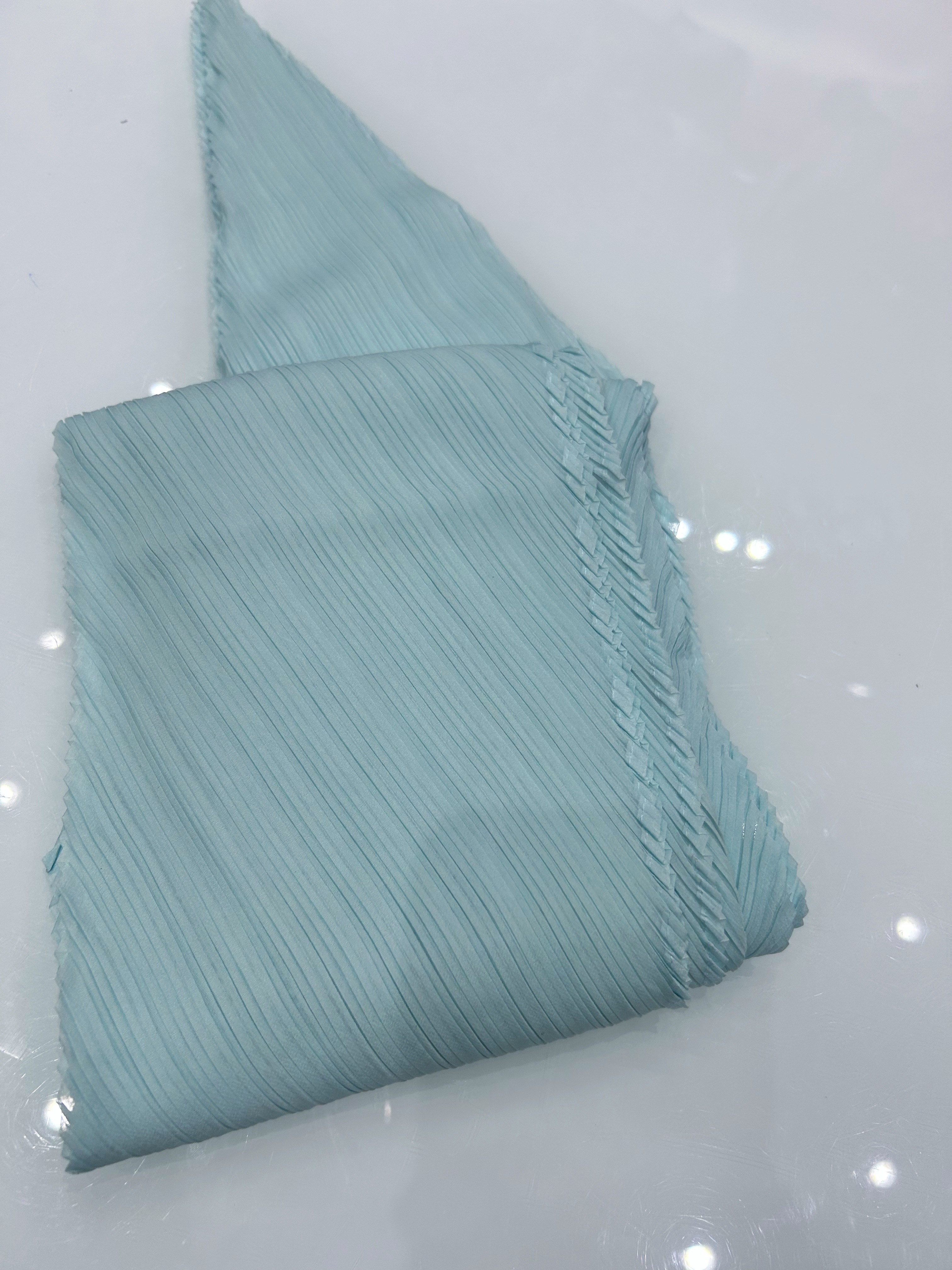 2MUAY CX1003 ผ้าพันคออัดพลีท BASIC PLEATED SCARF 21 สี