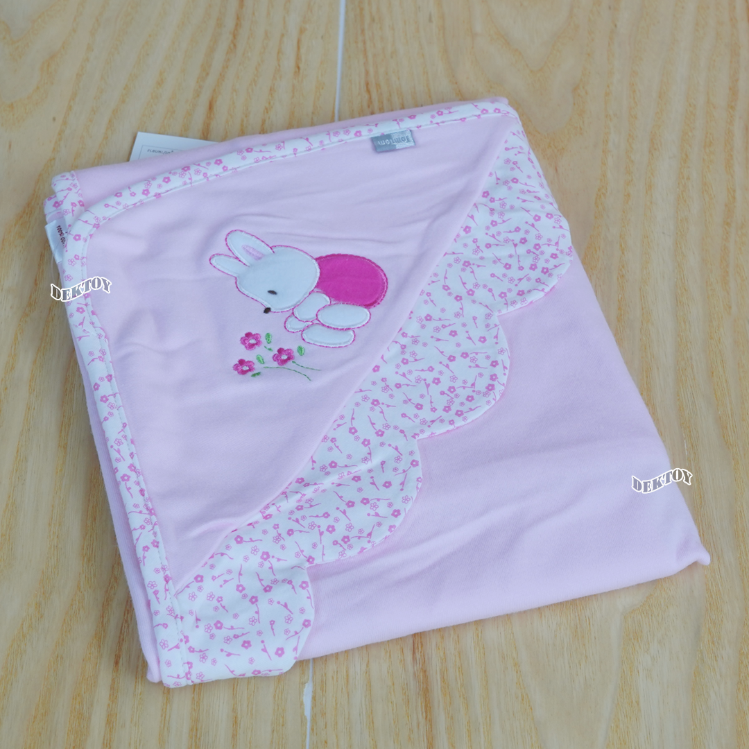 Tomtomjoyful ผ้าห่อตัวเด็กทารก แบบสำเร็จรูป ผ้านิ่ม ลื่น นุ่มสบาย Cotton 100% ไซส์ 70x70 ซม.