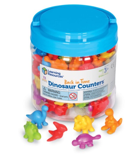 ชุดตัวนับจำนวนไดโนเสาร์สัตว์โลกล้านปี ของเล่นเสริมพัฒนาการ ,ของเล่นเสริมทักษะ,ของเล่นเด็ก, สื่อการสอนอนุบาล