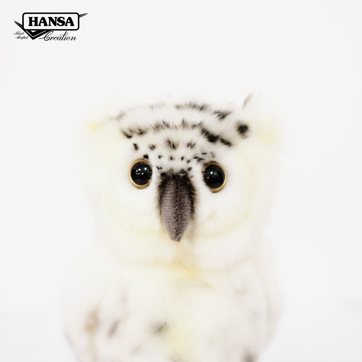 6155 Snowy Owl 18 cm.H - ตุ๊กตานกฮูกหิมะ