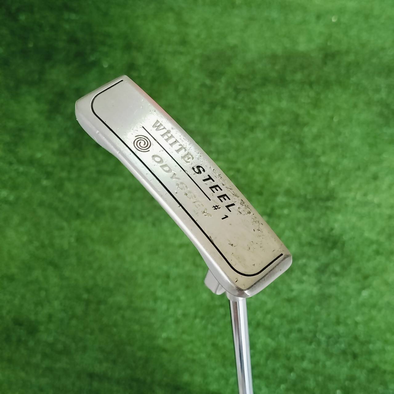 ** ลดพิเศษ ** PUTTER ODYSSEY WHITE STEEL #1 ความยาว 34นิ้ว กริพ IOMIC อย่างดี ไม้กอล์ฟพรีเมี่ยมมือสอง ของแท้ By NakaraLuxurious