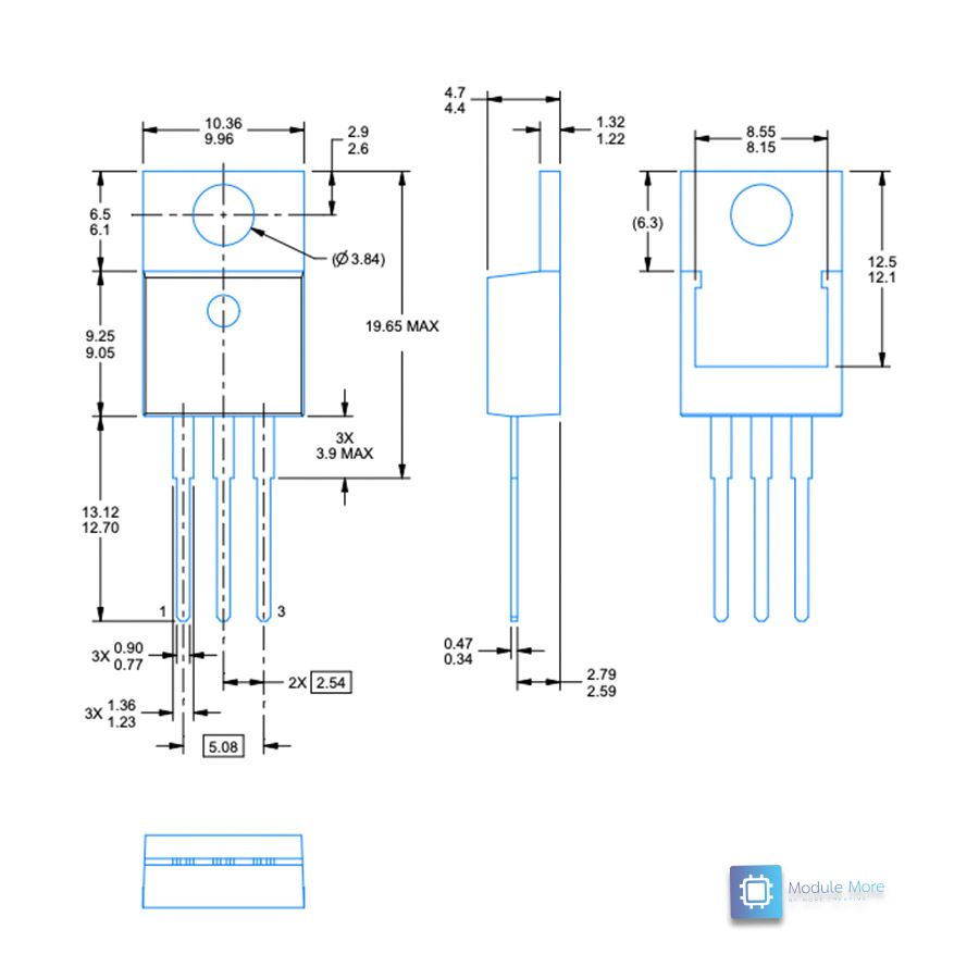 LM317T LM317 Voltage Regulator IC 1.2V to 37V 1.5
