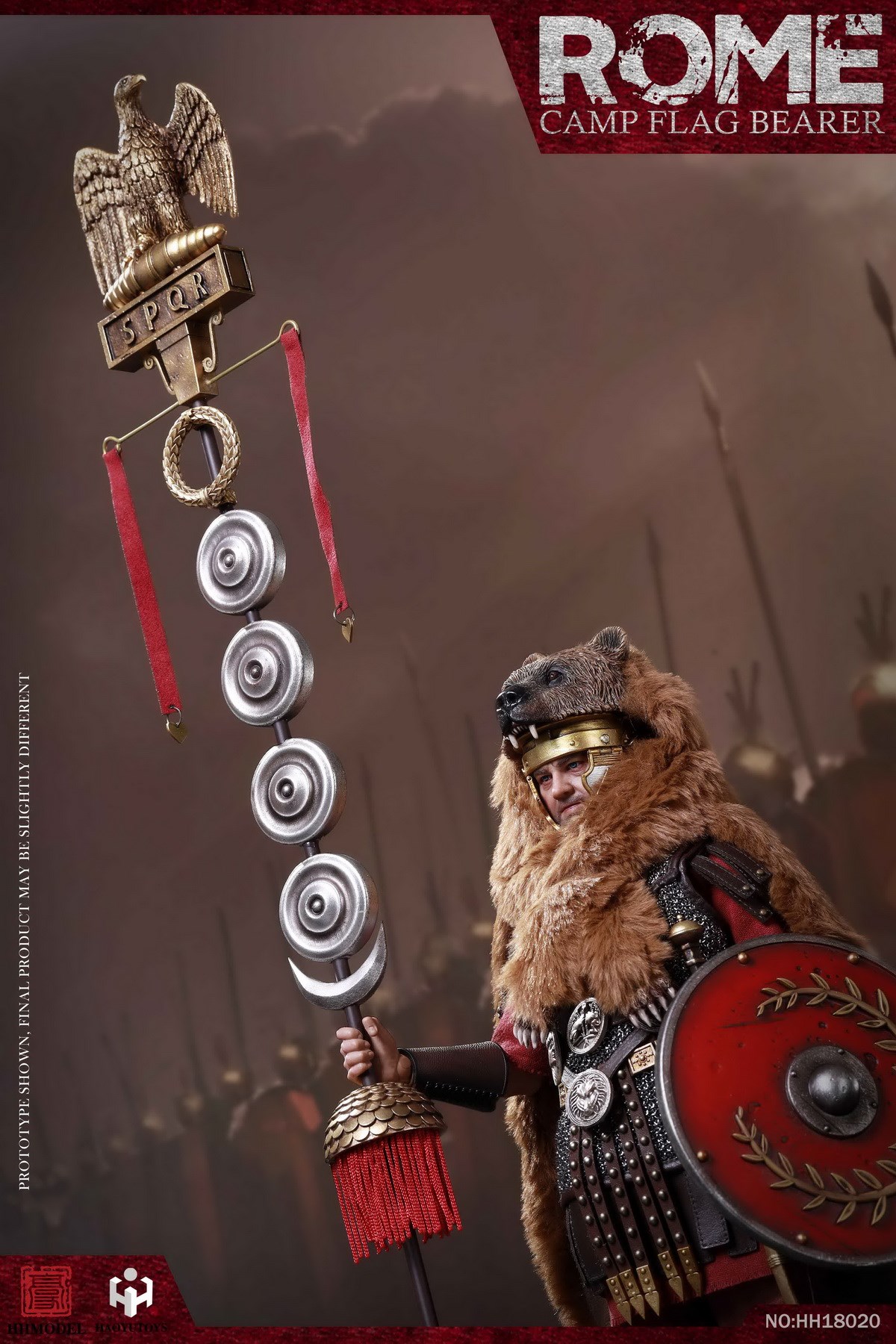 [สั่งจอง]HAOYUTOYS HH18020 1/6 : Imperial Army — Camp flag bearer