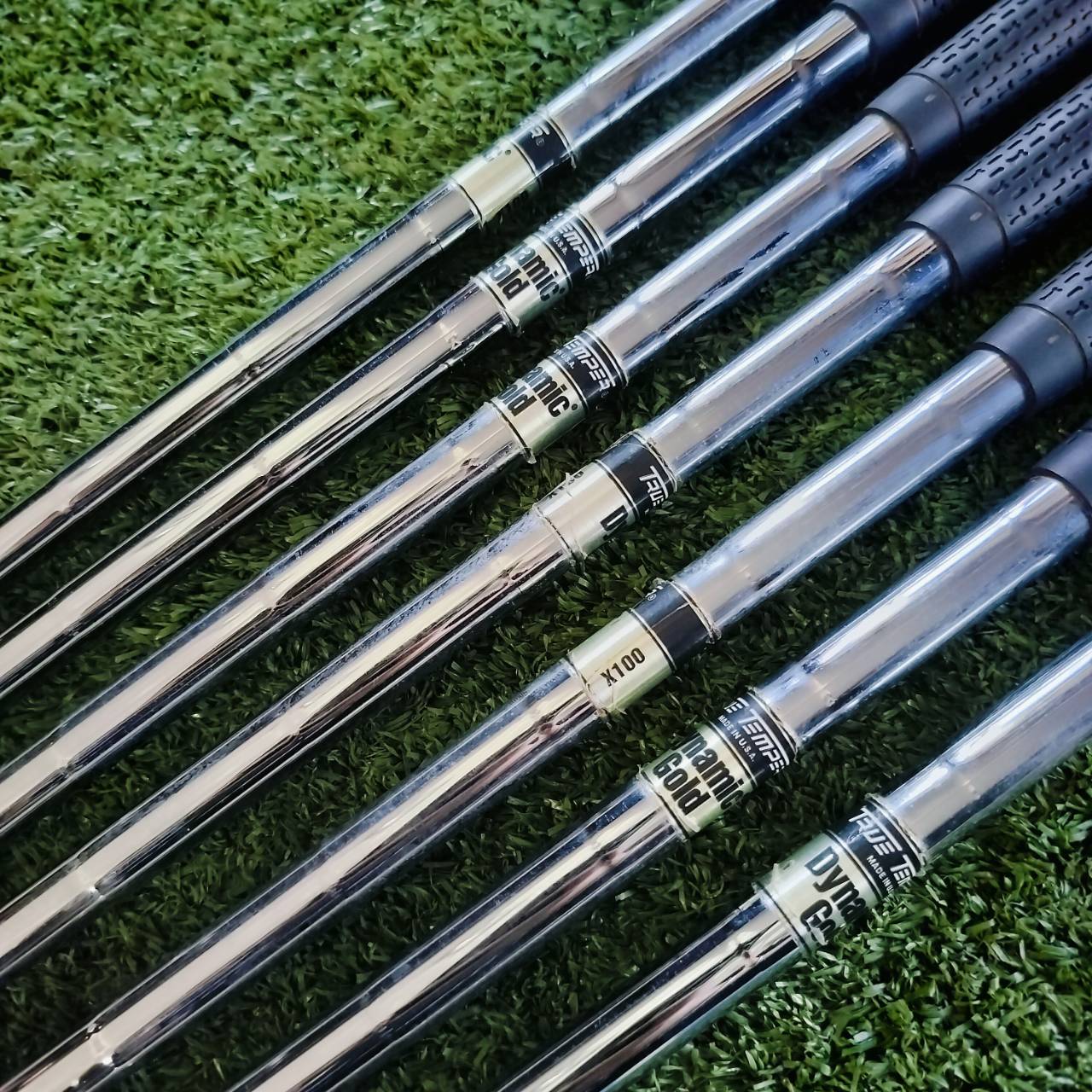ชุดเหล็ก Titleist CB FORGED 712 ก้าน DYNAMIC GOLD X100 ก้านแข็งตีมันส์ใส่ได้เต็มๆ ตีแรงเอาอยู่ เหล็ก FORGED สุดพรีเมี่ยม และ มี CAVITY ชดเชยสูง ไม้กอล์ฟพรีเมี่ยมมือสอง ของแท้ By NakaraLuxurious