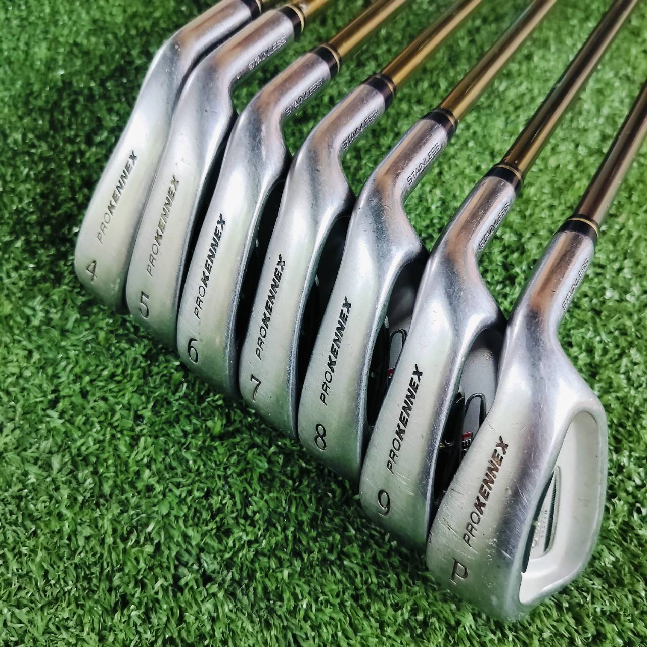 ชุดเหล็ก PROKENNEX CORE1 SYSTEM ก้าน HIGH MODULUS GRAPHITE FLEX R เป็นชุดเหล็กก้านกราไฟต์ ที่ตีง่ายๆแบบสบายๆ ไม้กอล์ฟพรีเมี่ยมมือสอง ของแท้ By NakaraLuxurious
