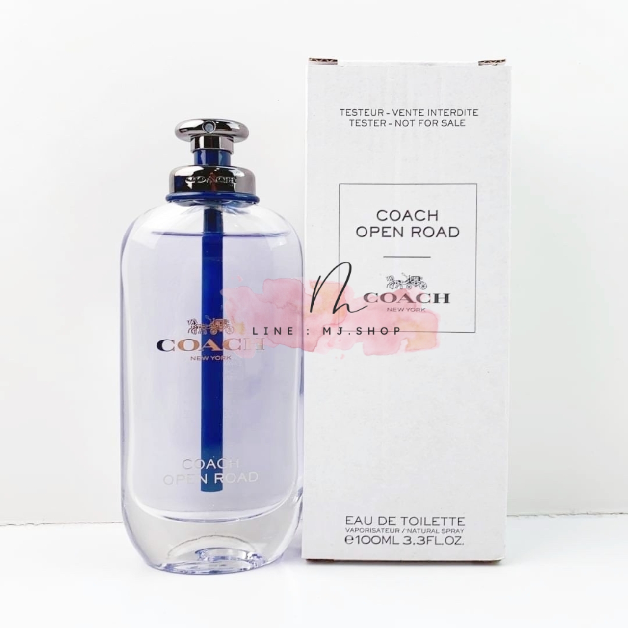 Open Road EDT 100ml กล่องเทส น้ำหอมผู้ชาย แบรนด์แฟชั่นหรูสัญชาติอเมริกัน กลิ่นที่สดชื่นและเผ็ดร้อน