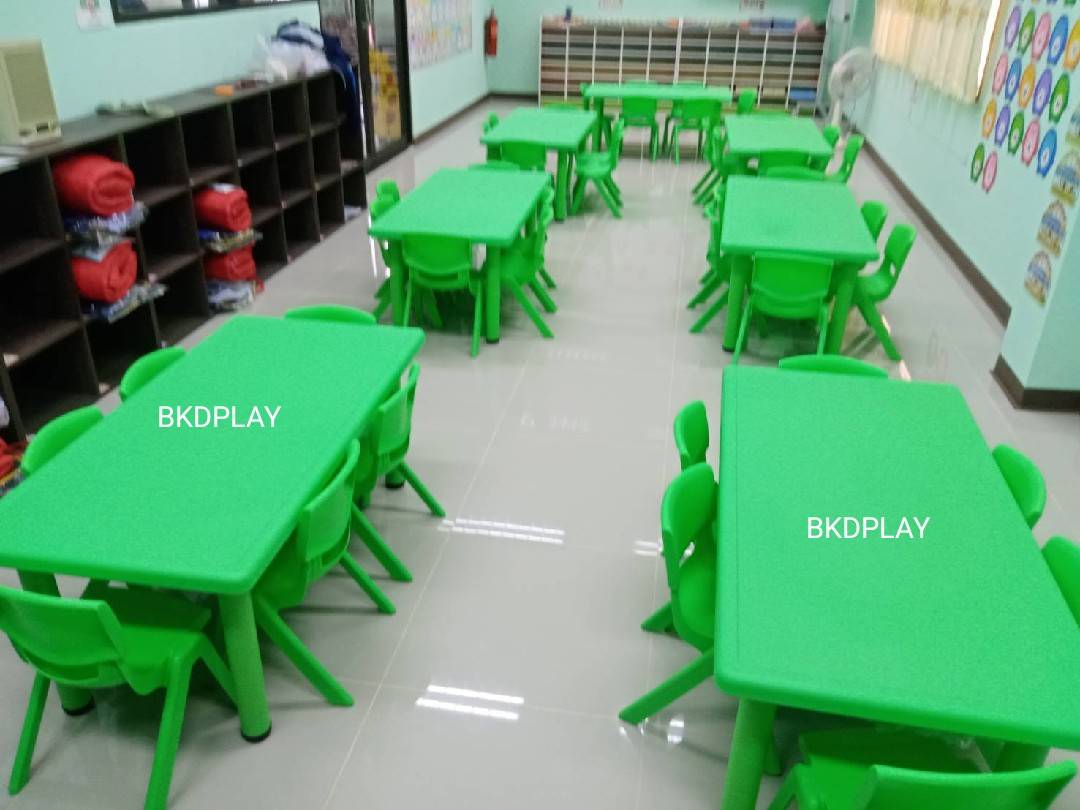 ชุดโต๊ะสี่เหลี่ยมผืนผ้าพร้อมเก้าอี้6ตัว ,โต๊ะนักเรียน ขาเหล็ก,ชุดโต๊ะพร้อมเก้าอี้, ปรับระดับได้พร้อมส่ง สำหรับเด็ก อนุบาล โรงเรียน เนอสเซอรี่ ศูนย์พัฒนาเด็กเล็ก