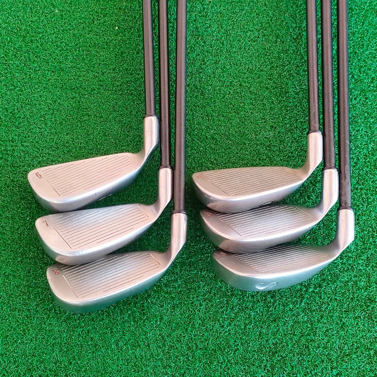 ชุดเหล็ก CALLAWAY BIG BERTHA มีเหล็ก 6-9 เเละ PW SW ก้าน RCH96 FLEX R ใบใหญ่ตีง่ายมากๆ ก้านแบบเจาะทะลุ ได้ฟีลลิ่งมากๆครับ