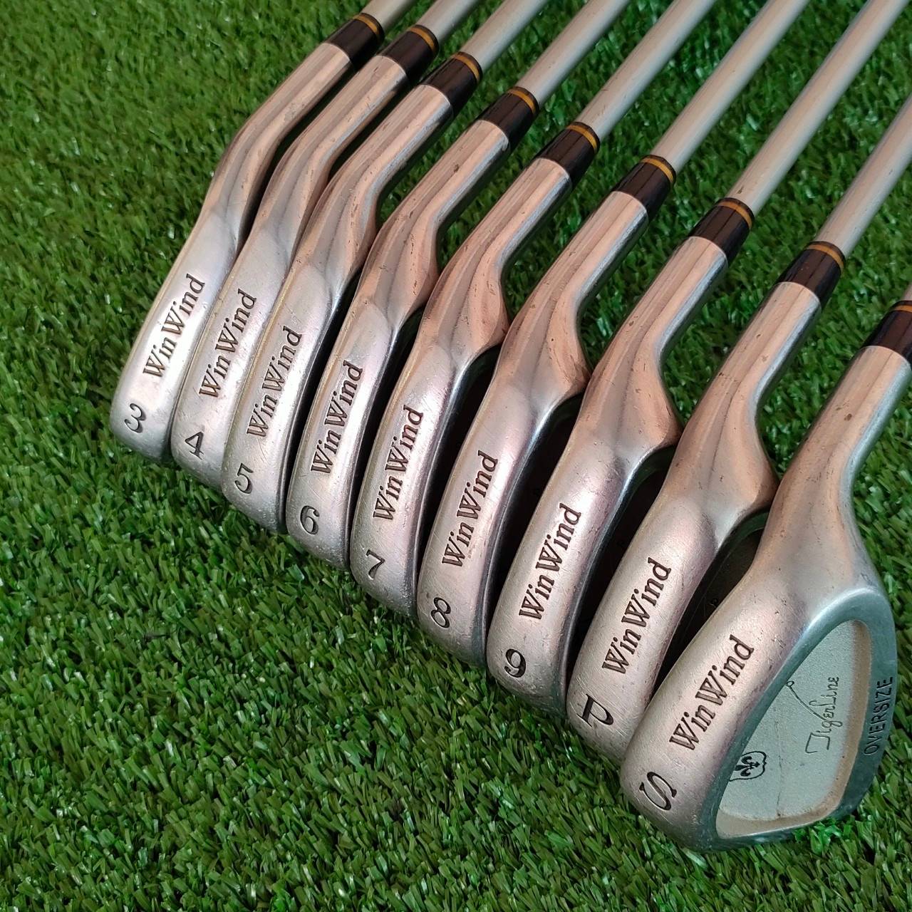 ชุดเหล็ก LIGER LINE WINWIND OVERSIZE มีเหล็ก 3-9 เเละ PW SW ก้าน WIN WIND FLEX R