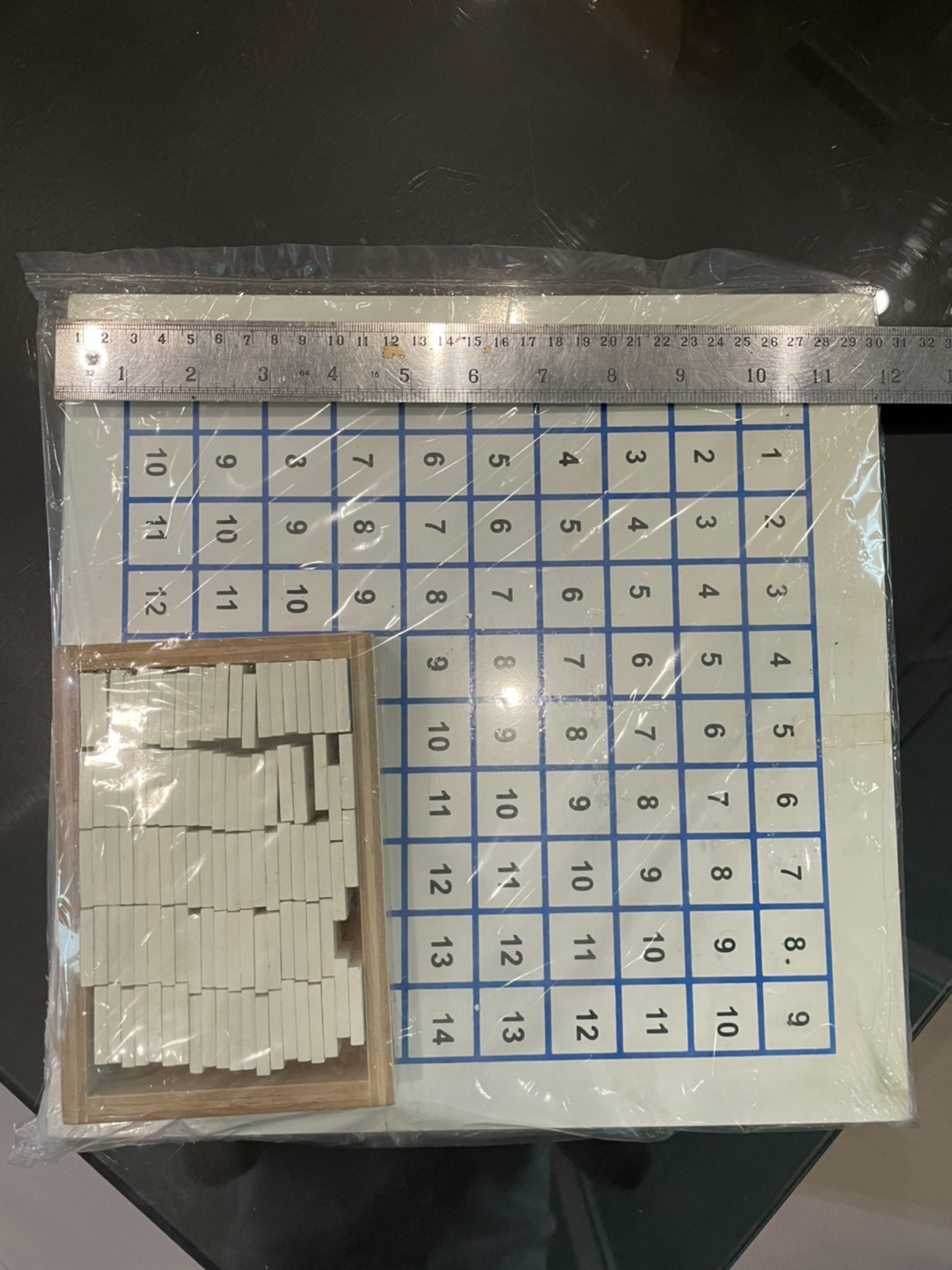 กระดานบวกเลขด้วยไม้, ของเล่นไม้, ของเล่นเสริมพัฒนาการ, ของเล่นเด็กอนุบาล, สื่อการสอนคณิตศาสตร์ เด็กอนุบาล ประถม,มอนเตสซอรี่ ,montessori, สื่อการสอนประถม