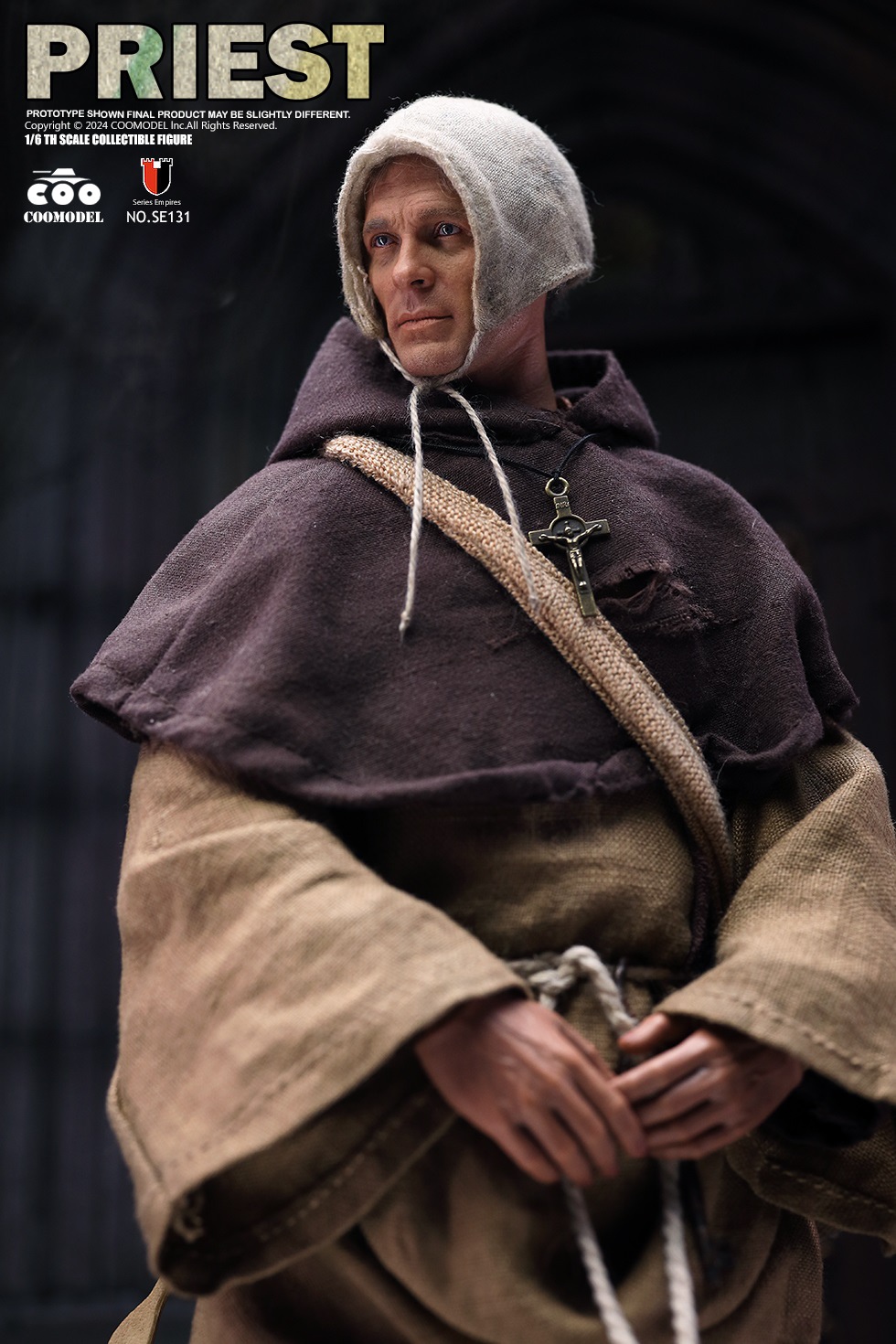 [สั่งจอง] COOMODEL 1/6 SE131 : SERIES OF EMPIRES - MEDIEVAL PRIEST