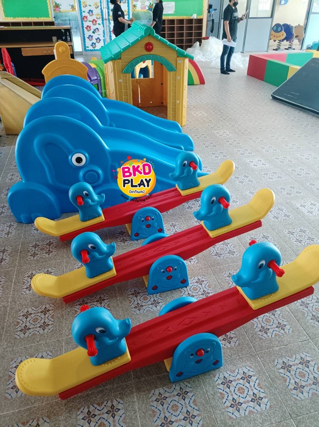 ไม้กระดก, ม้ากระดก ไม้กระดกช้างคู่ คานกระดก ของเล่นเด็ก สินค้าพร้อมส่ง