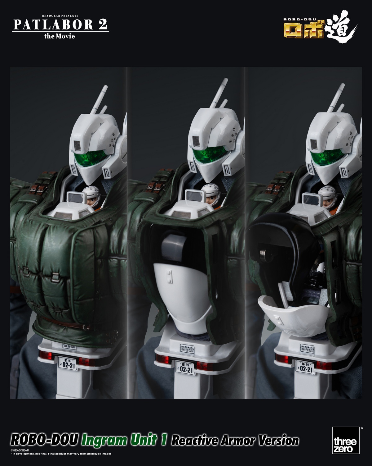 [สั่งจอง] Threezero 1/35 : Patlabor 2: The Movie - ROBO-DOU Reactive Armor Version