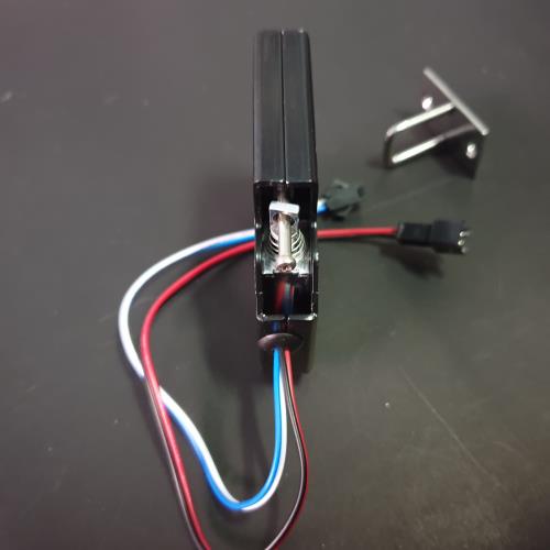 กลอนแม่เหล็กไฟฟ้า XG-07C จ่ายไฟปลดล็อค 24V 4 สาย (มี feedback)โซลินอยด์ล็อค Solenoid lock Express cabinet lock small cabinet door electromagnetic lock