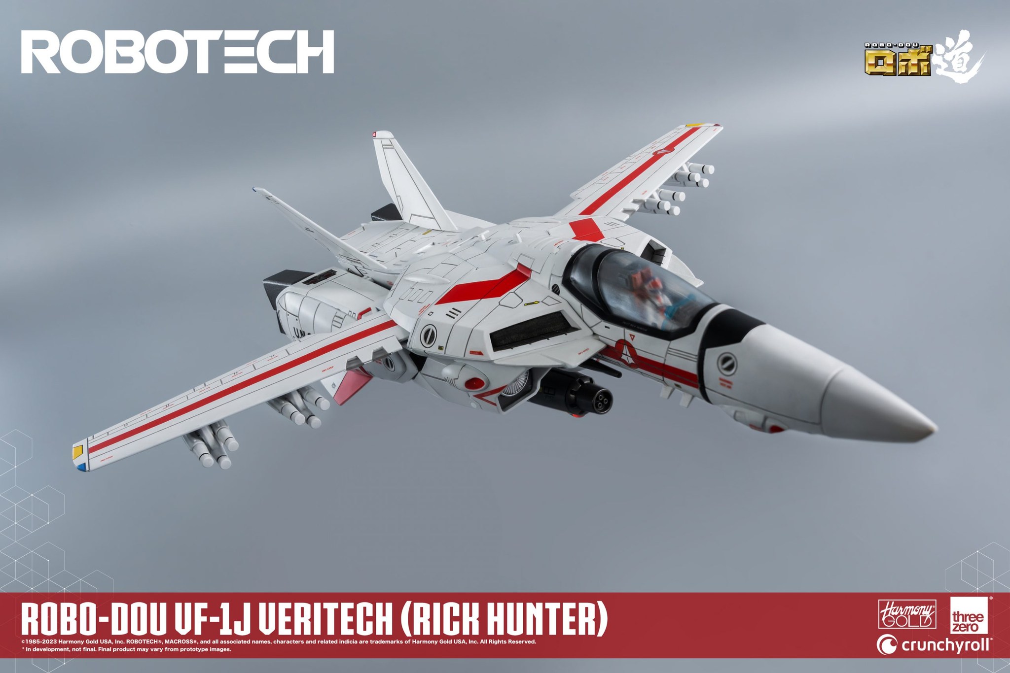 [สั่งจอง]threeZero 8” : Robotech - ROBO-DOU VF-1J Veritech (Rick Hunter)