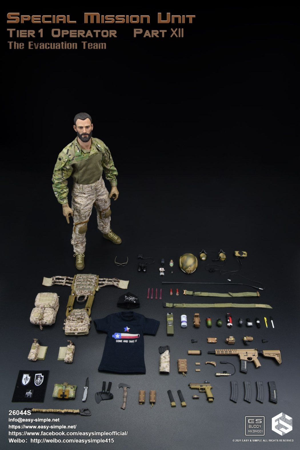 [สั่งจอง]Easy&Simple 26044S 1/6 : SMU Tier1 Operator Part XII The Evacuation Team