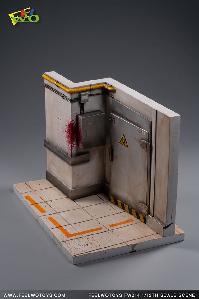 [สั่งจอง]ฉากไดโอรามา ประตูหน้าโรงงานนิวเคลียร์ FEELWOTOYS FW014 1/12 Scene Of Nuclear Factory
