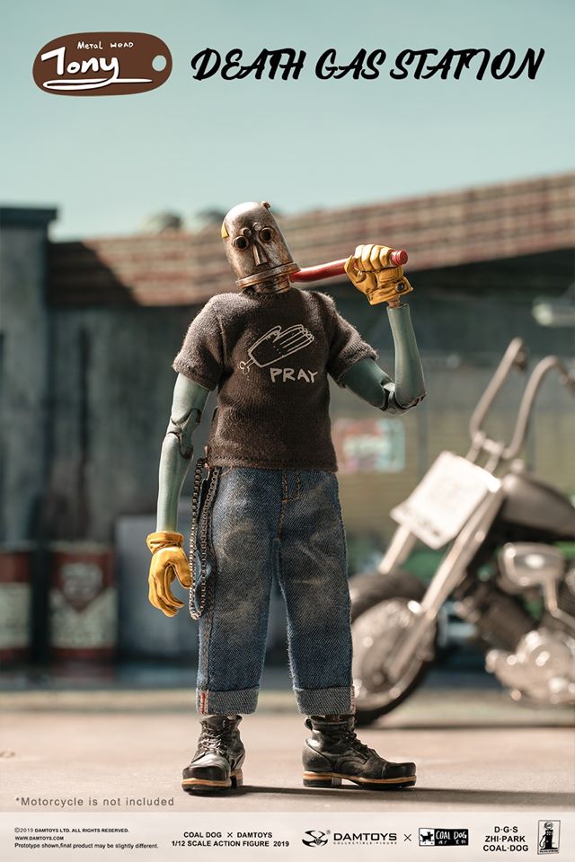 [สั่งจอง]DAMTOYS x COALDOG PES020 1/12 Iron Head Tony – Death Gas Station series Posable figure