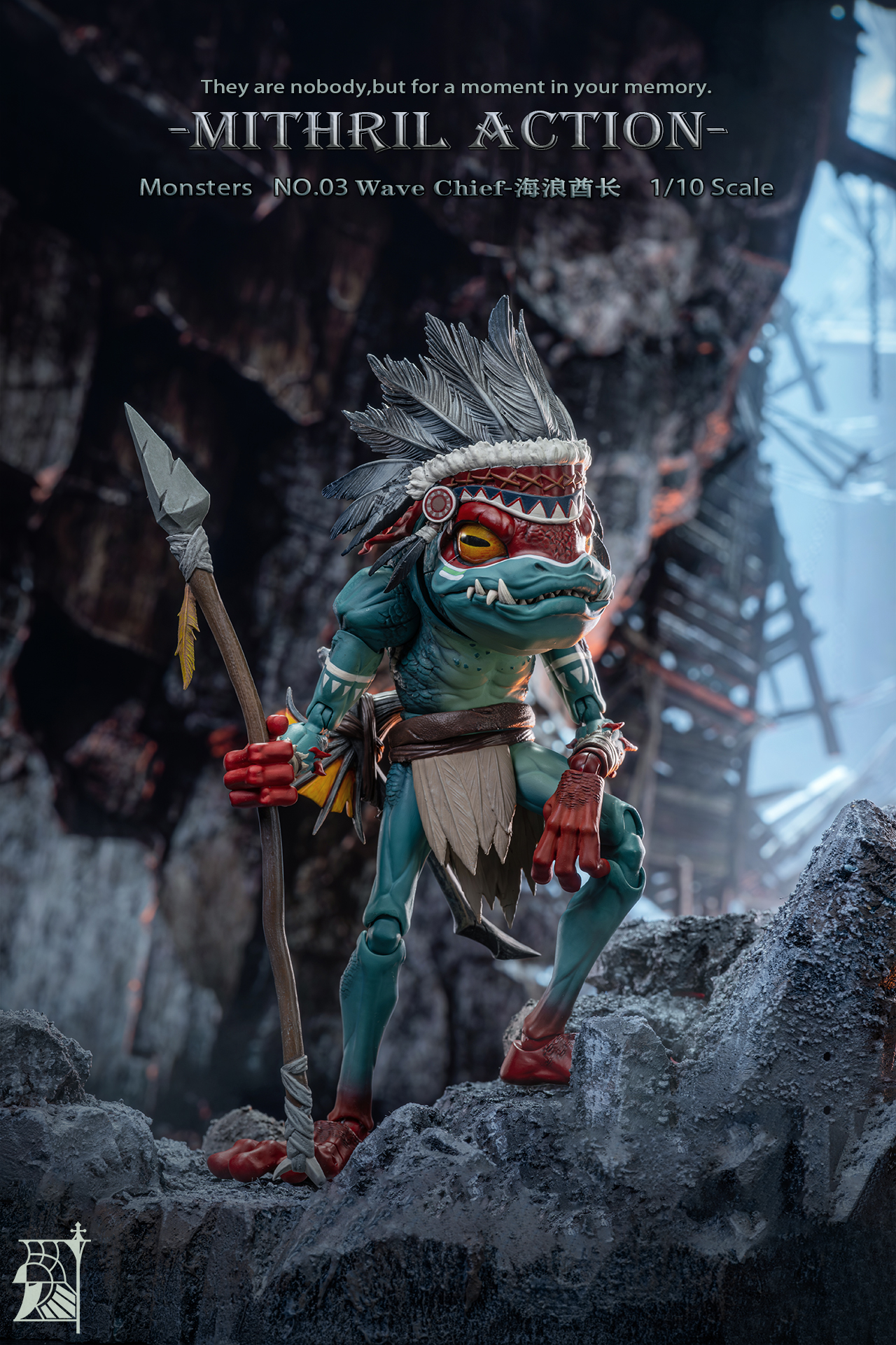 [สั่งจอง] mithril action Monsters wave chief